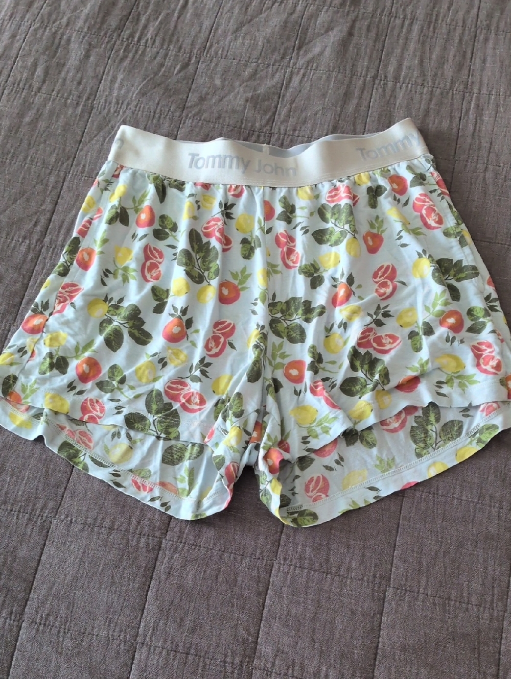 Tommy John Citrus Fruit Print Lounge Shorts - With Pockets!